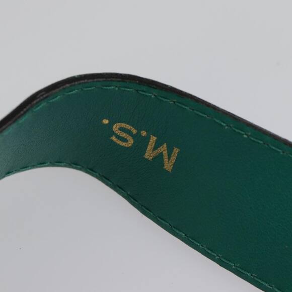 GUCCI Backpack Leather Green Gold - Picture 8 of 16